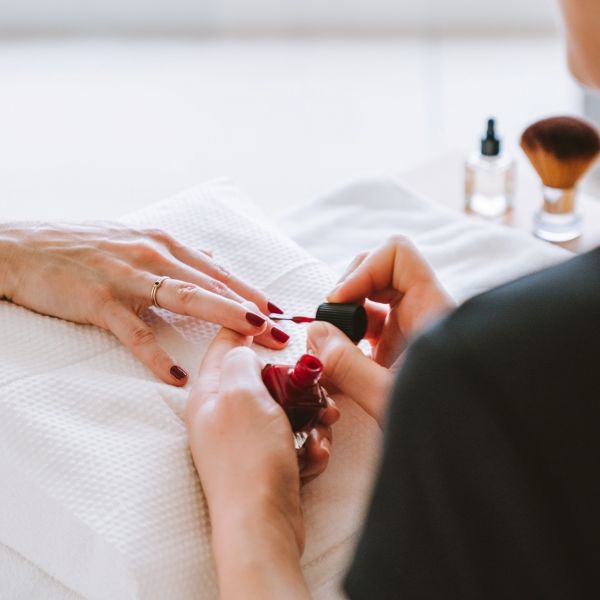 Aesthetic manicure at the Royal Champagne Spa by an expert